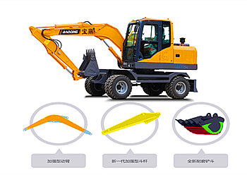 BD80W轮式挖掘机图片A BD80W轮式挖掘机图片A