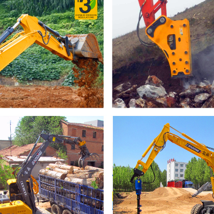 新款95抓木机多用途回报