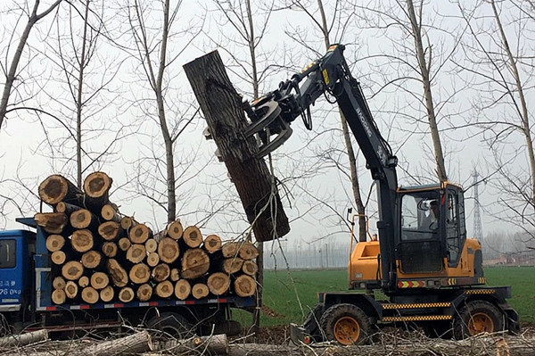 宝鼎95轮式抓木机
