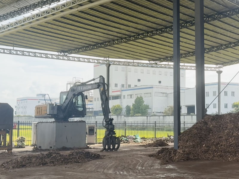 宝鼎固定式电动抓木机