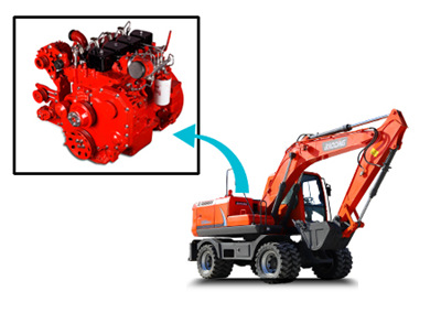 宝鼎150轮式挖掘机动力部件