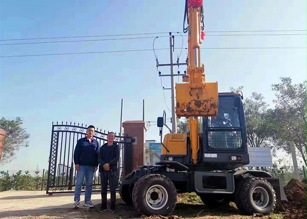 甘肃宝鼎轮式挖掘机销售