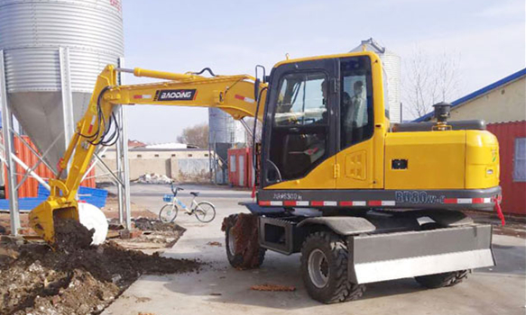 宝鼎80轮式挖掘机