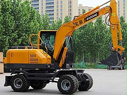 宝鼎80轮式挖掘机性能特点介绍