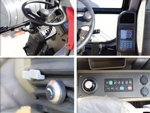 宝鼎150型号轮胎式挖掘机大空间操作舒适