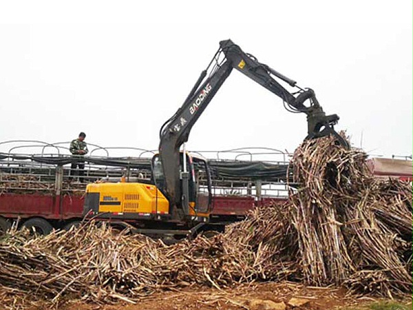 宝鼎抓木机抓甘蔗