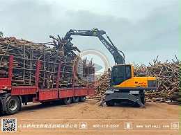 宝鼎BD105W轮式抓木机-宝鼎抓木机