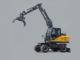 宝鼎BD110G轮式抓木机