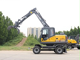 独有四卡钳，宝鼎BD110H抓木机制动卓越