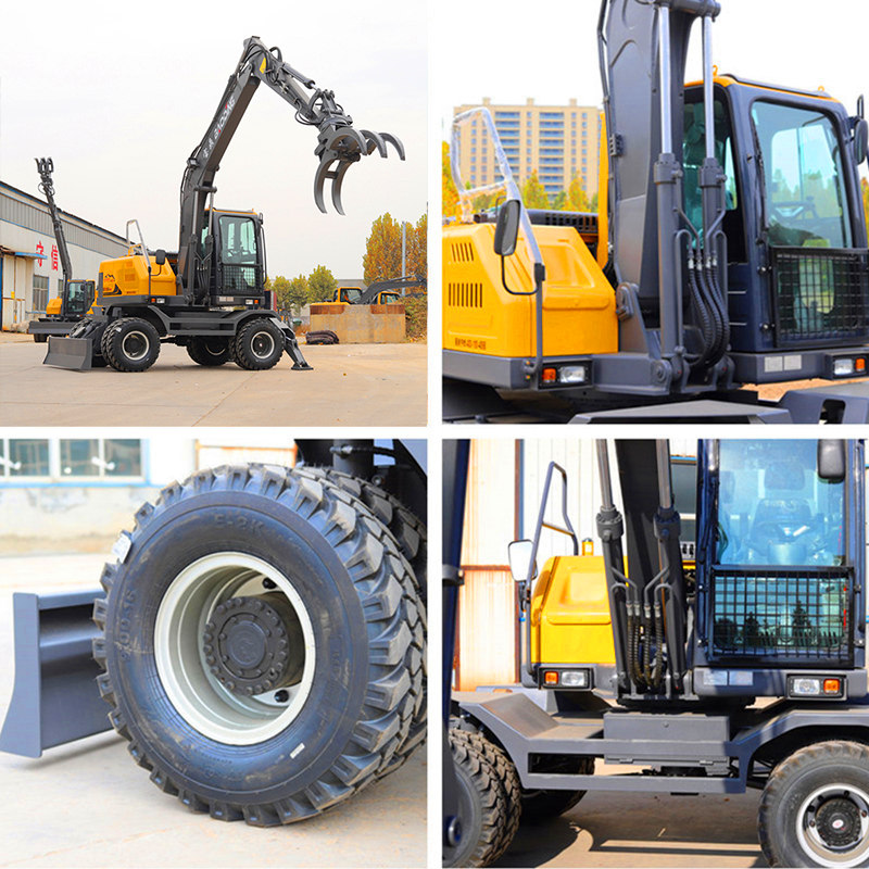 宝鼎轮式抓木机结构坚固