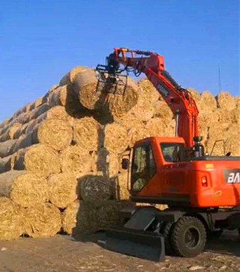 宝鼎150抓木机抓装图片展示