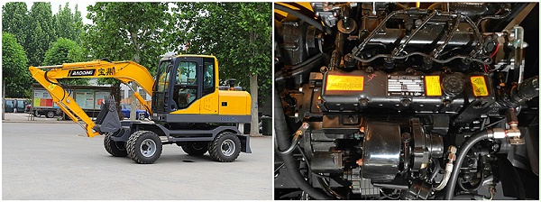 宝鼎轮胎式挖掘机动力部件