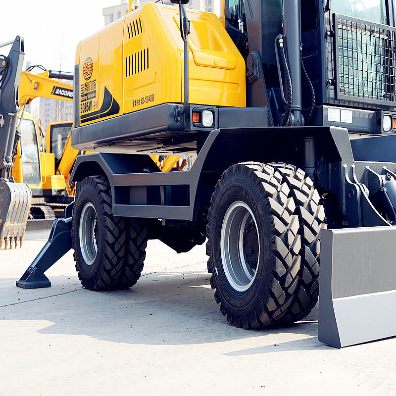 前铲后支腿设计