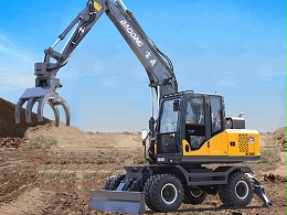 宝鼎BD120WE轮式抓木机产品介绍