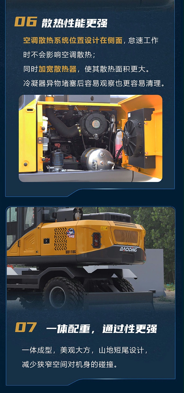 宝鼎110G轮式抓木机