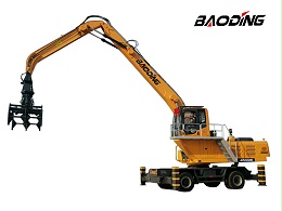 宝鼎BD420型号轮式抓木机抓料机抓草机