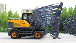 宝鼎轮式挖掘机抓木机乐彩汇