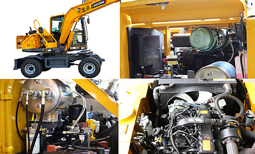 宝鼎80轮式挖掘机