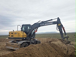 宝鼎BD80D挖掘机助力高效施工