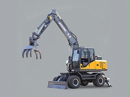 宝鼎BD120WE轮式抓木机