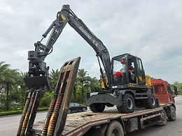 玉柴国四领航,宝鼎120WD开启节能施工