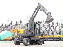 专业之选，宝鼎轮式挖掘机