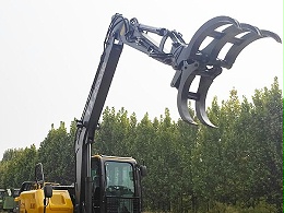 旋转抓木机，360度旋转抓具是关键